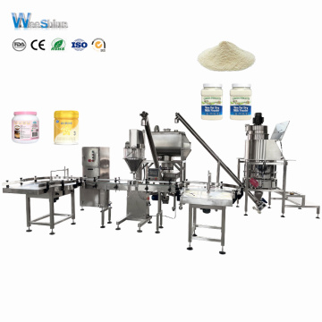 Automatische Milchpulver Soy Milchpulverflaschenfüllung und Verpackungsmaschine