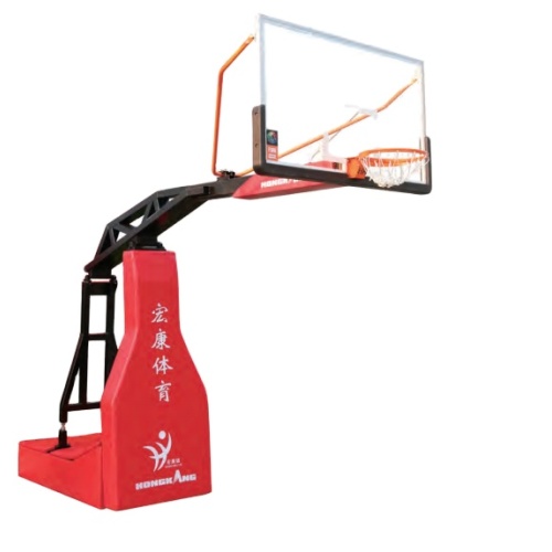Professional Basketball Backstop with Fiberglass Backboard