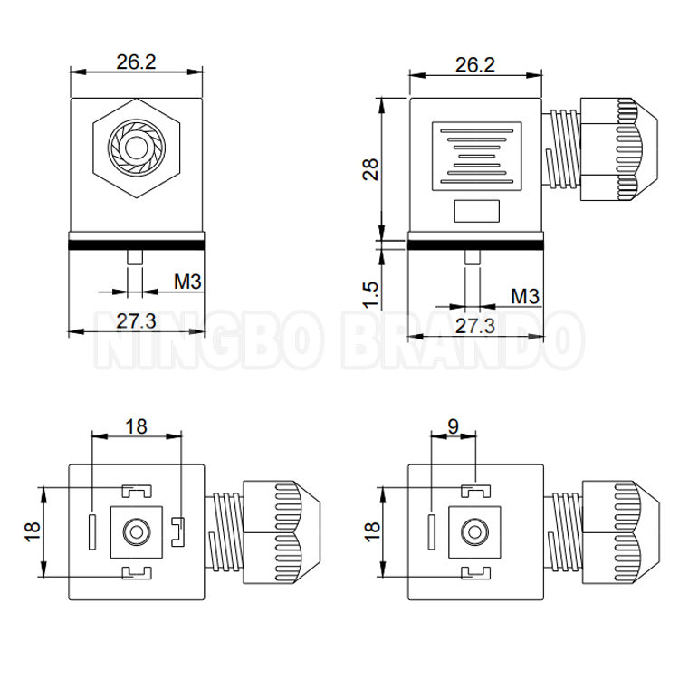 DIN43650A-WP