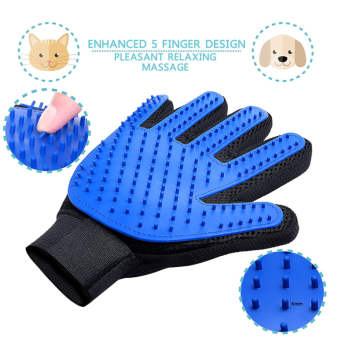 2 Gentle Pet Grooming Gloves