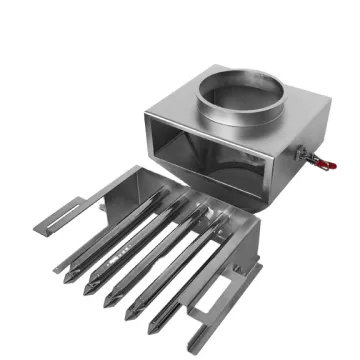 Round Magnetic Grids Stainless Steel Magnetic Filter - One Layer Hopper Magnet