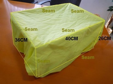 Rain cover for outdoor furnitures
