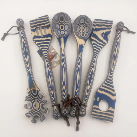 Pakkawood kitchen tools 6 pcs of set