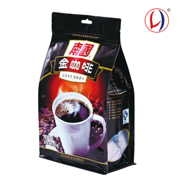 Innovative Coffee Package Flat Bottom Pouch with Zipper Doypack Supplier