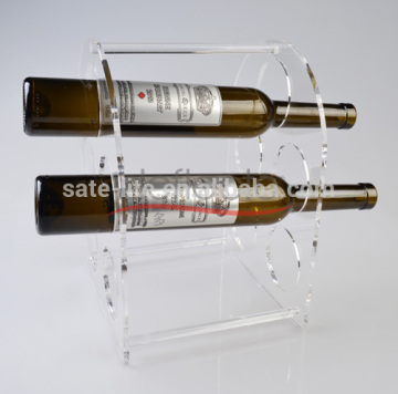 Acrylic Wine Rack/Acrylic Tabletop Stand/Acrylic bottle Display