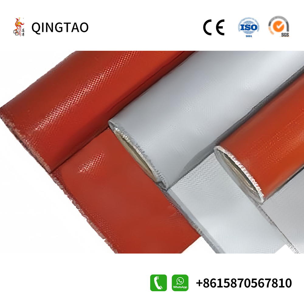 Silicone coated fiberglass tela