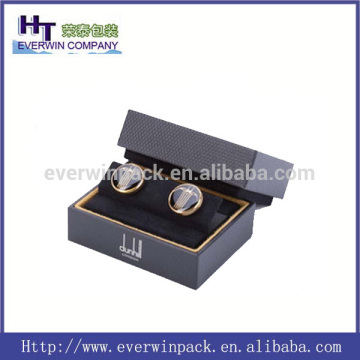 wholesale custom logo cheap plain cufflinks case