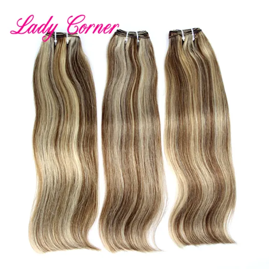 Free satin bags for vietnamese bone straight silky hair bundles, blond highlights 100% human hair pre plucked