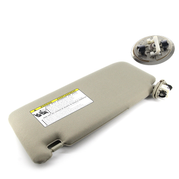 74310-06770-E0 Toyota Camry 2007-2011 Right Driver Side Sun Visor Beige w/Sunroof & Light