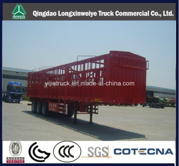 3 Axles 50ton Cargo Van Transport Semi-Trailer