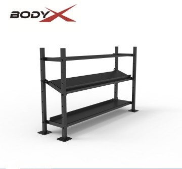Home Gym Storage Rack - Dumbbell, Medicine Ball, and Yoga Mat Organizer