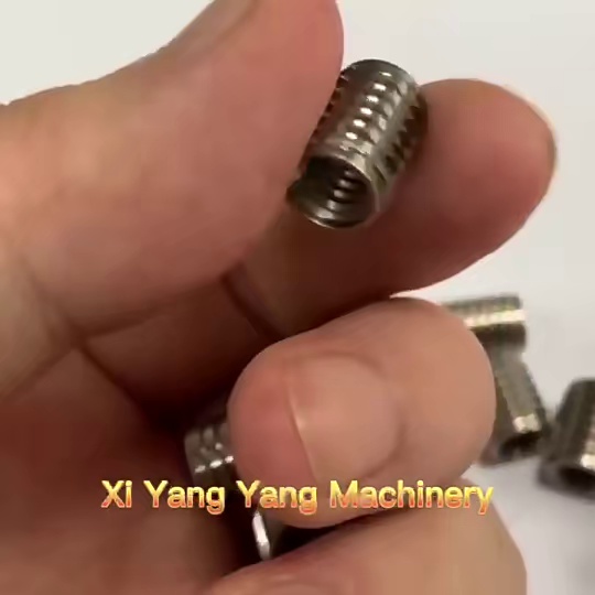 SS304 Stainless Steel Self-Tapping Inserts 302 Slotted Fasteners for Industrial Fixed Applications