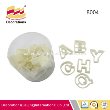 alphbet cookie decorating cutter/cupcake cutter/ cake decorating cutters