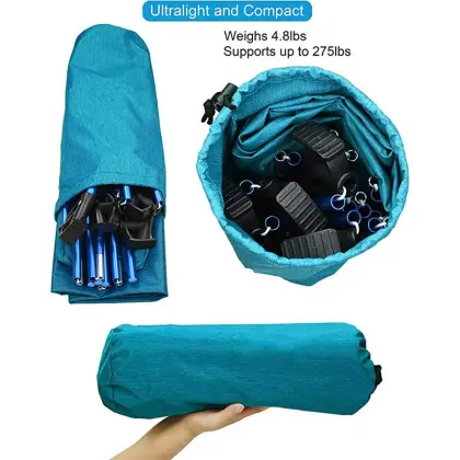Custom Logo Ultralight Folding Portable Camping Bed Light Cot Easy to Carry Camping Bed Travel Outdoor Folding Cot