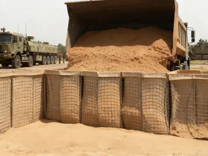 Bastion Barrier Military Defensive Sand Wall