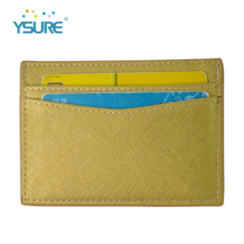 Cheap Front Pocket Pu Leather Credit Card Holder