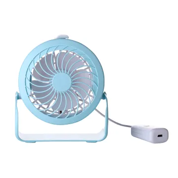 Desk Small Table Rechargeable Fan with 360 Rotation