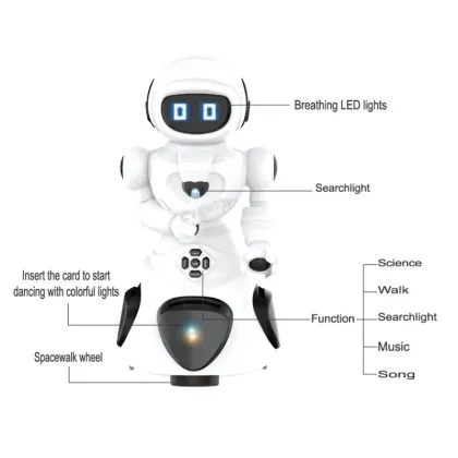 Flytec Electronic Toys: Interactive Singing and Walking Robot with Lights - An Educational Learning Companion