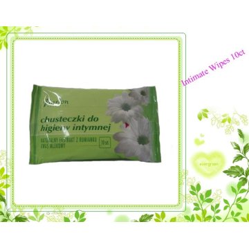 Lingettes humides nettoyantes rafraîchissantes en vente chaude