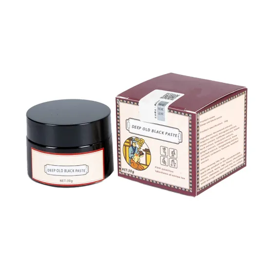 Old black paste for external use