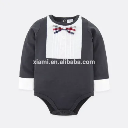 hot sale 100%cotton handsome bow tie baby products