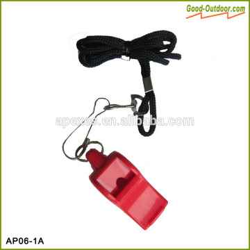 Hot Sale Custom Wholesale Plastic Whistle With Rope