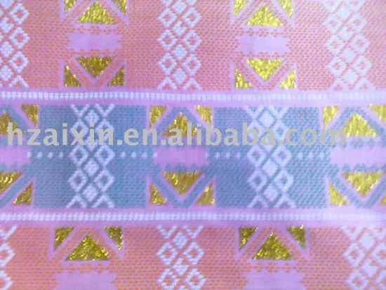 100% cotton Africa Wax fabric with Golden Sands fabric