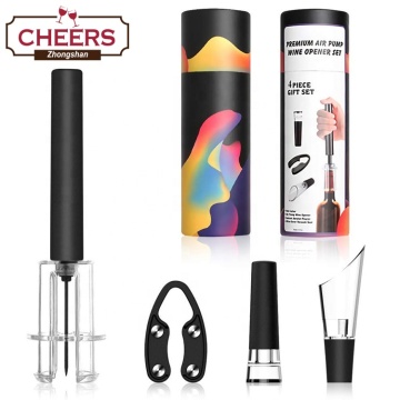 ACCESORIOS DE VINO DE NUEVA LLEGA: Abren de botella de bomba de presión de aire con cortador de aluminio y removedor de corcho