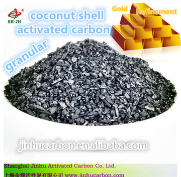 Granular coconut activated carbon for scrap gold recovery