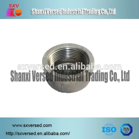 stainless steel casting Factory pipe fittings round cap