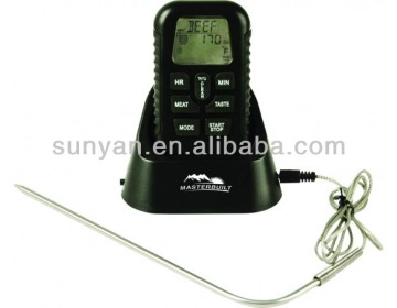 Digital meat probe with RF monitor