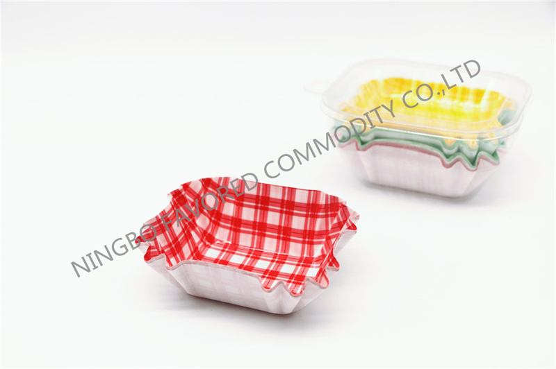 Small size rectangular paper cup liner