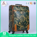 4 पहियों चिकना मुलायम विंटेज शैली सूटकेस