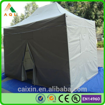 four wall side grey color factory price sunshade tent, iron frame tent for outdoor activity