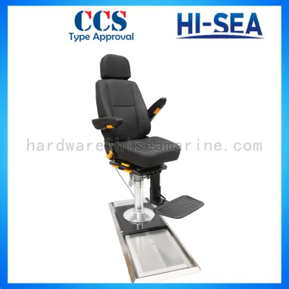 Black & White Boat Ship Helmsman Chair