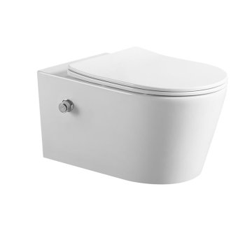 High quality sanitary ware washdown toilet ceramic wc European wall hung toilet rimless toilet with bidet