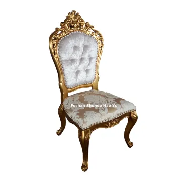 LC136 Antique Tufted Dining Chair