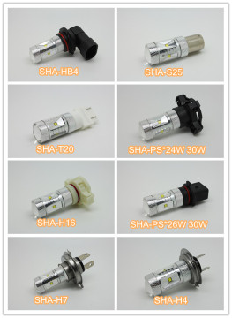 Hot New Product and Good Quality CREE Chip LED Light 30W S25/T20/Hb4/PS*26W/PS*24W/H16/H8/H11/H7/H4