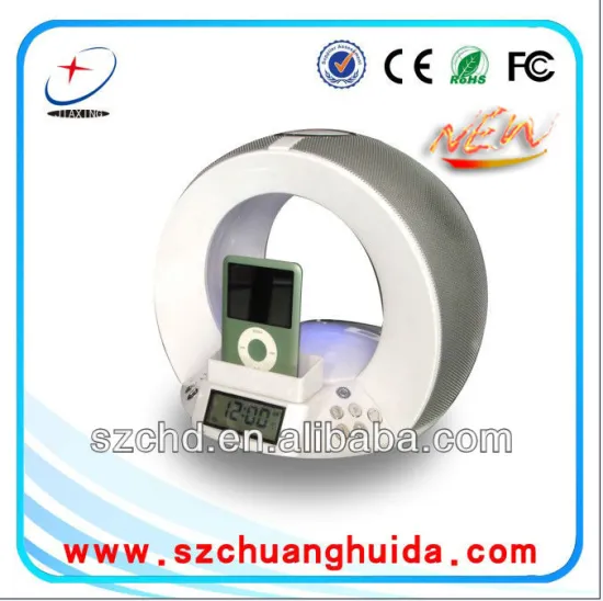 compact portable dock speaker for iphone5 ipod mp3