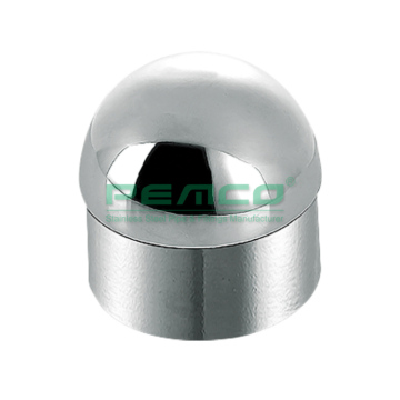 Stainless Steel Round Balustrade Post Top Cap Fittings