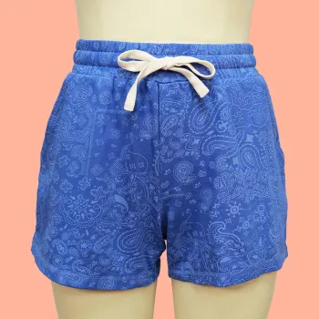 ladies cotton pajama shorts