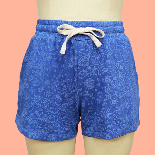 ladies cotton pajama shorts