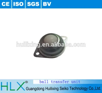 1" 2 Hole Nylon Plastic Mounted Ball Transfer Unit