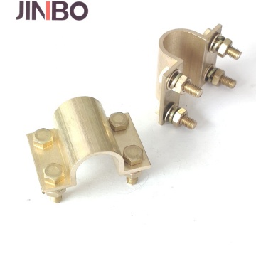 Custom Electrical Connectors: Brass Earthing Wire Connection & Grounding Clamps Clip