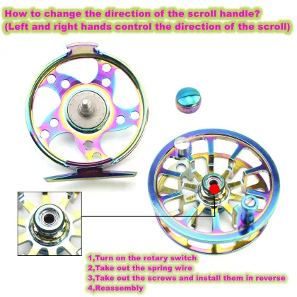 High-Quality Fly Fishing Rod and Reel Combo with Aluminum Full Metal Reel (5/7/9/10)