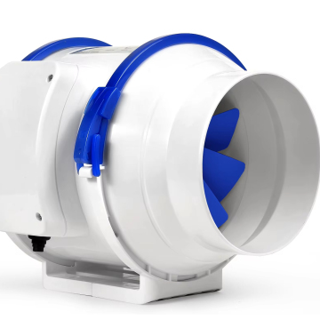 Hon&Guan GF 5 Inline Duct Fan - ABS Plastic, Easy Installation for Hotels & Shops