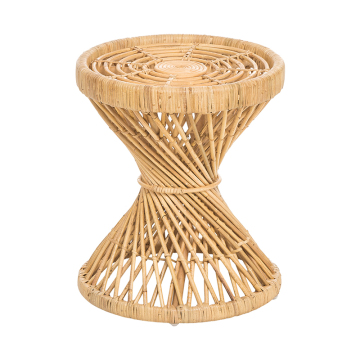 Round Natural Rattan Tea Table