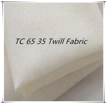 T C 65 35 Woven Twill Grey Fabric