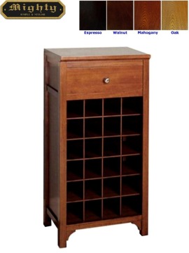 24 Bottles Wine Rack Small Home Bar Cabinet Furniture For Sale