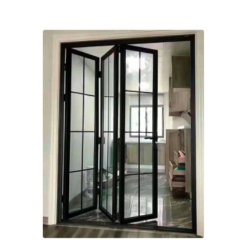 Stile francese a basso prezzo esterno Porta pieghevole in alluminio a basso prezzo